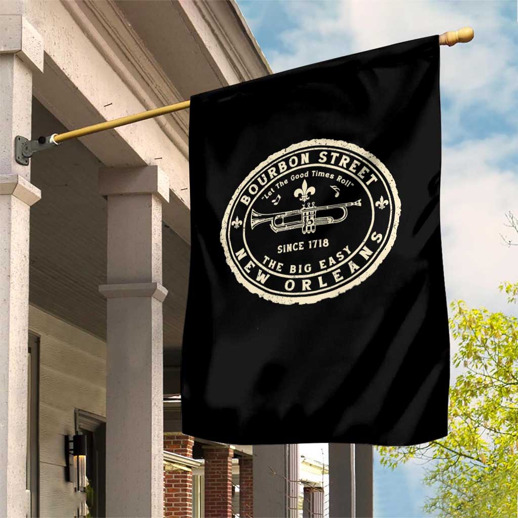 New Orleans Bourbon Street The Big Easy Garden Flag Let The Good Times Roll