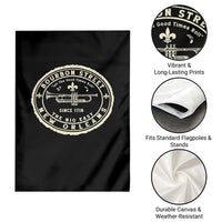 New Orleans Bourbon Street The Big Easy Garden Flag Let The Good Times Roll