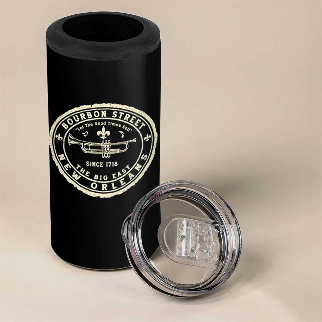 New Orleans Bourbon Street The Big Easy 4 in 1 Can Cooler Tumbler Let The Good Times Roll