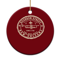 New Orleans Bourbon Street The Big Easy Ceramic Ornament Let The Good Times Roll
