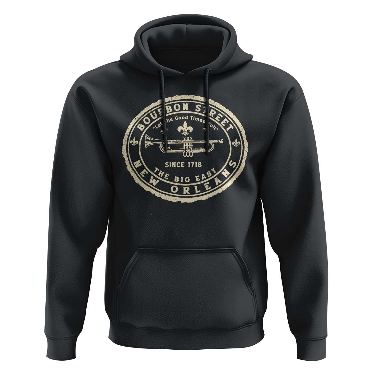 New Orleans Bourbon Street The Big Easy Hoodie Let The Good Times Roll