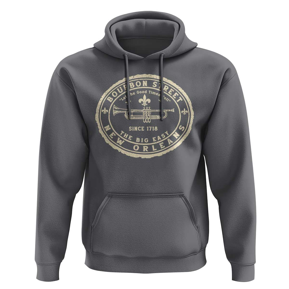 New Orleans Bourbon Street The Big Easy Hoodie Let The Good Times Roll