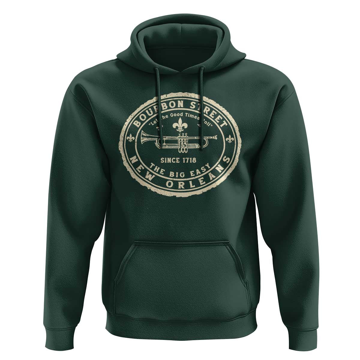 New Orleans Bourbon Street The Big Easy Hoodie Let The Good Times Roll