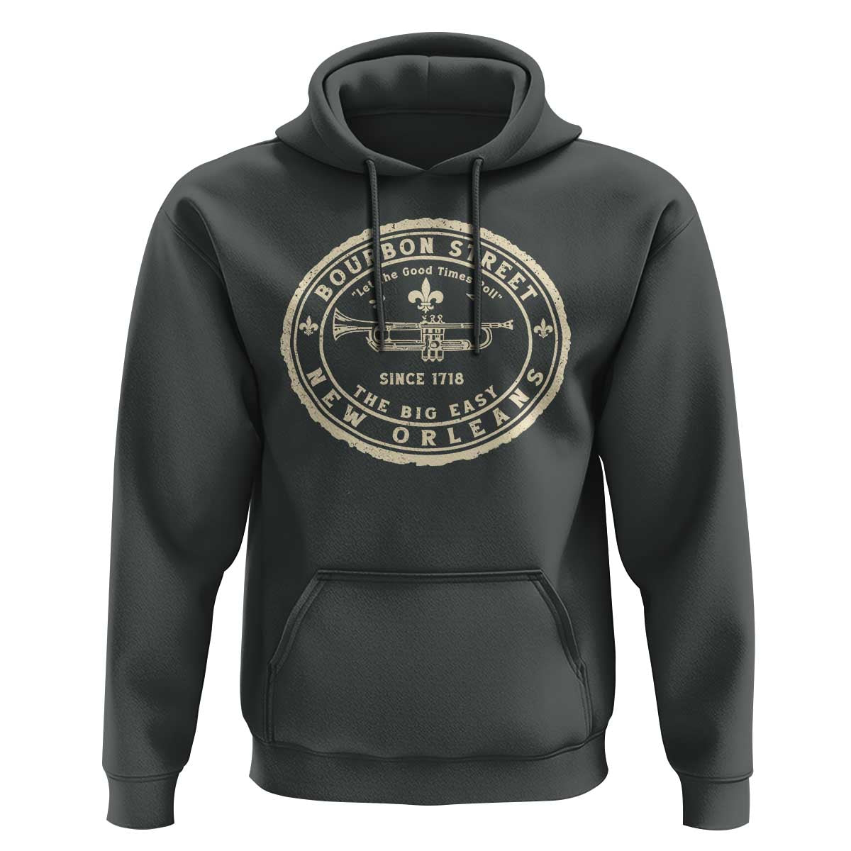 New Orleans Bourbon Street The Big Easy Hoodie Let The Good Times Roll