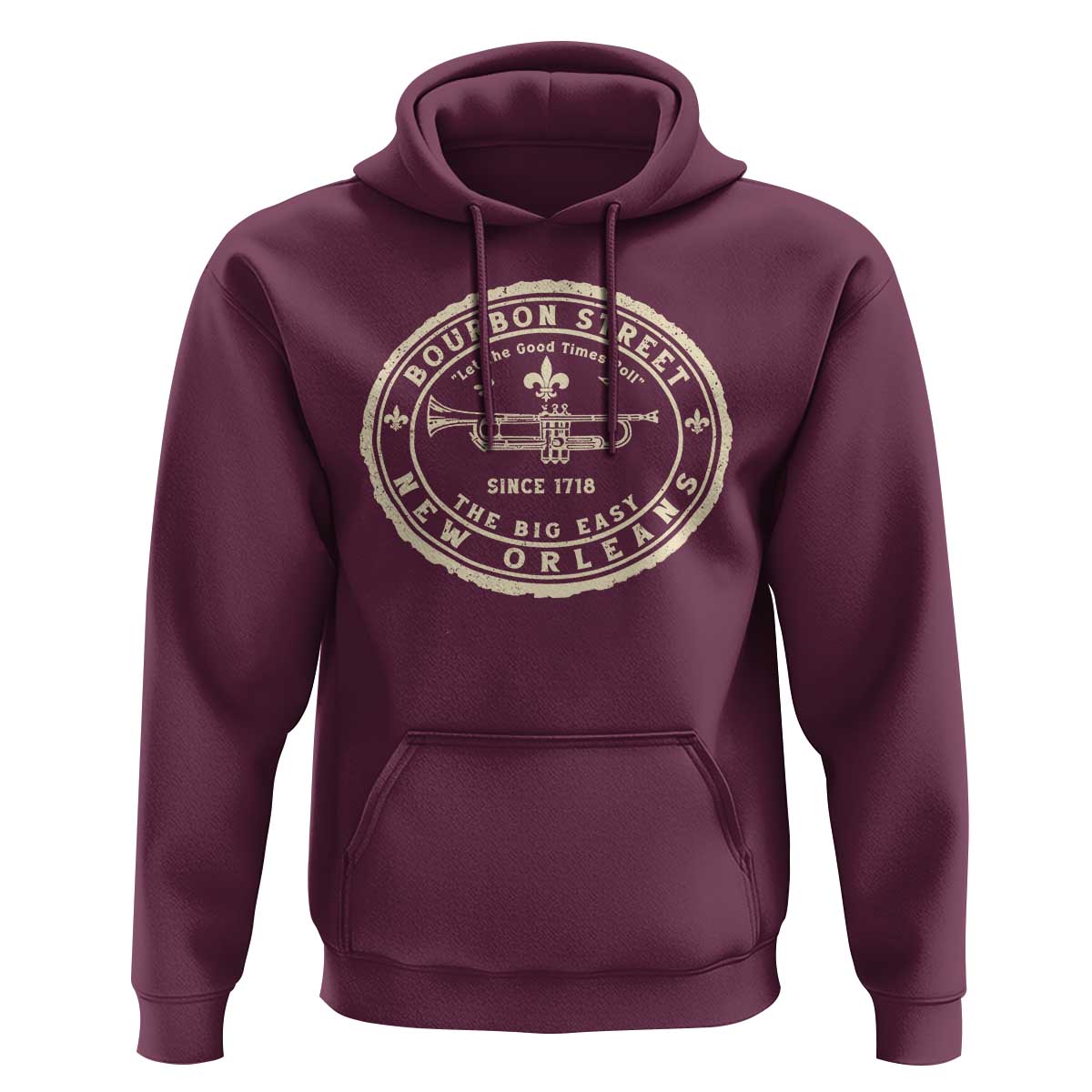 New Orleans Bourbon Street The Big Easy Hoodie Let The Good Times Roll