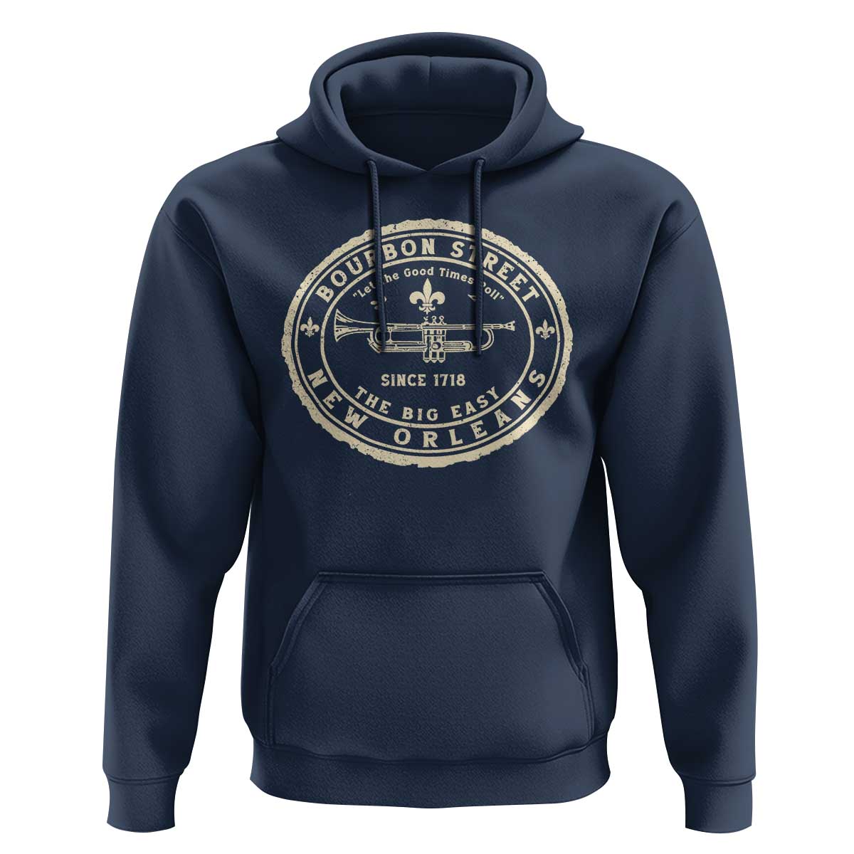 New Orleans Bourbon Street The Big Easy Hoodie Let The Good Times Roll