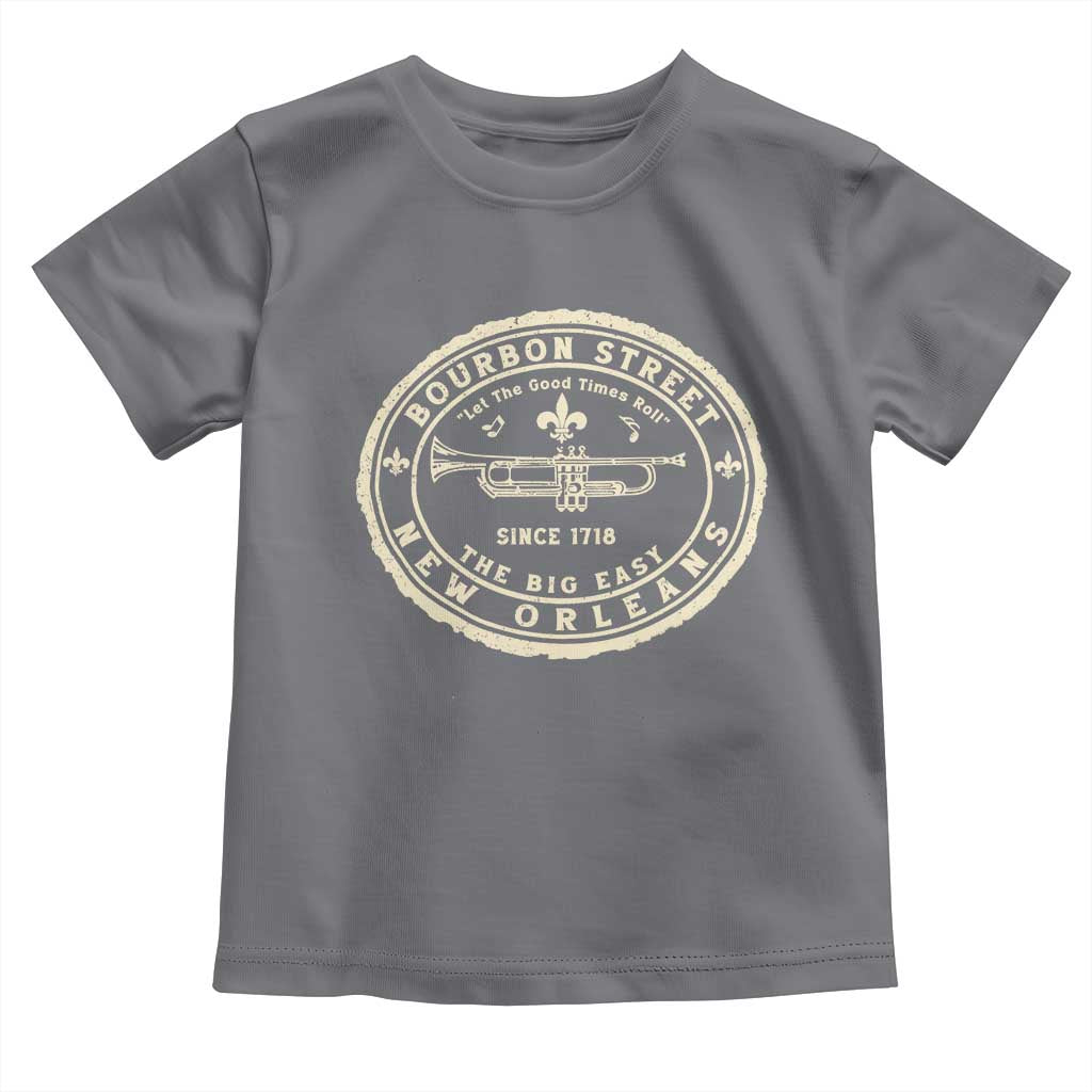 New Orleans Bourbon Street The Big Easy Toddler T Shirt Let The Good Times Roll