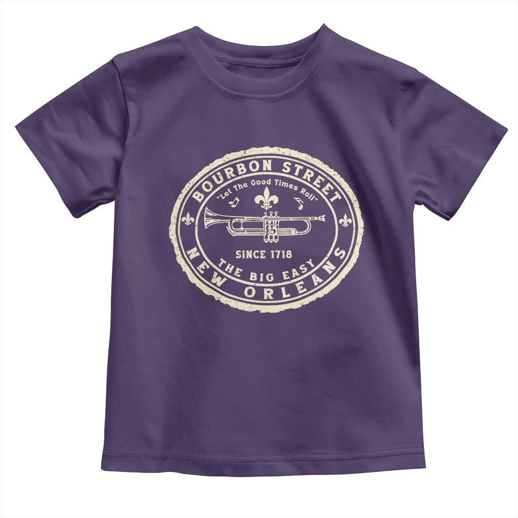 New Orleans Bourbon Street The Big Easy Toddler T Shirt Let The Good Times Roll