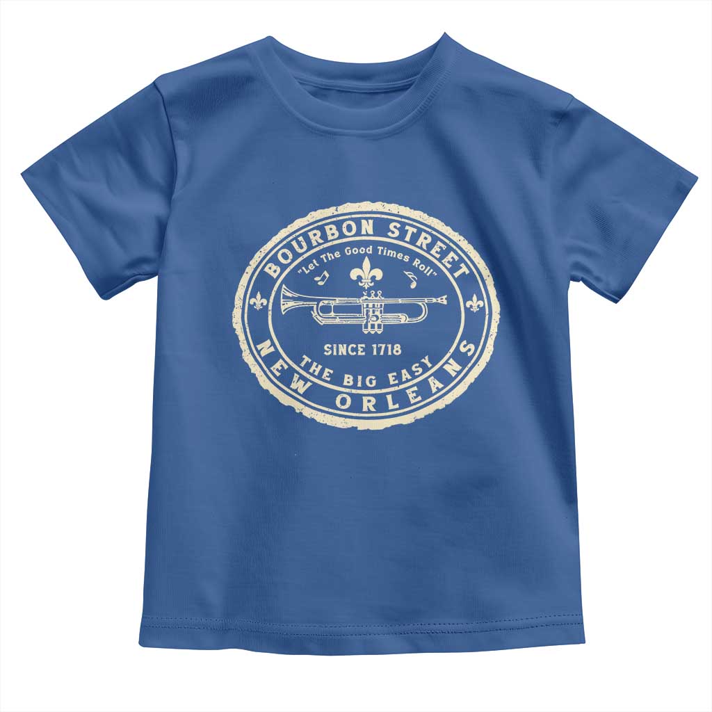 New Orleans Bourbon Street The Big Easy Toddler T Shirt Let The Good Times Roll