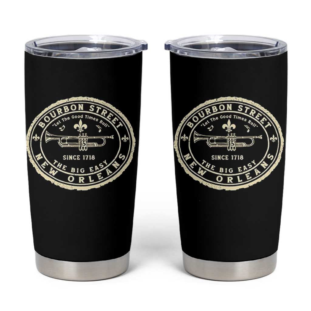New Orleans Bourbon Street The Big Easy Tumbler Cup Let The Good Times Roll