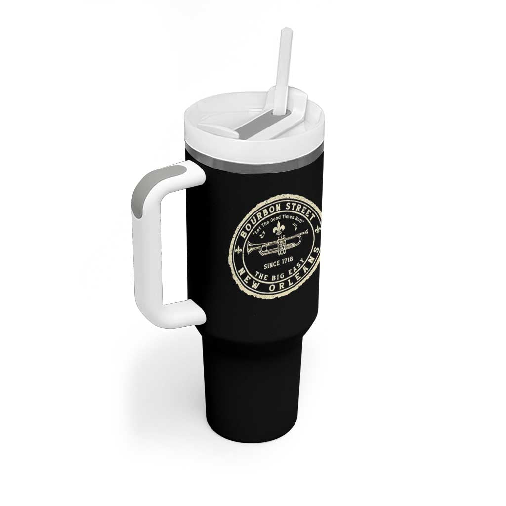 New Orleans Bourbon Street The Big Easy Tumbler With Handle Let The Good Times Roll