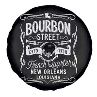 Bourbon Street French Quarter New Orleans Vintage Scrollwork Spare Tire Cover