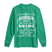 Bourbon Street French Quarter New Orleans Vintage Scrollwork Long Sleeve Shirt