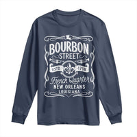 Bourbon Street French Quarter New Orleans Vintage Scrollwork Long Sleeve Shirt