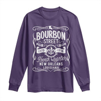 Bourbon Street French Quarter New Orleans Vintage Scrollwork Long Sleeve Shirt