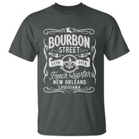 Bourbon Street French Quarter New Orleans Vintage Scrollwork T Shirt