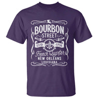 Bourbon Street French Quarter New Orleans Vintage Scrollwork T Shirt