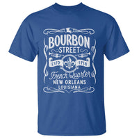 Bourbon Street French Quarter New Orleans Vintage Scrollwork T Shirt