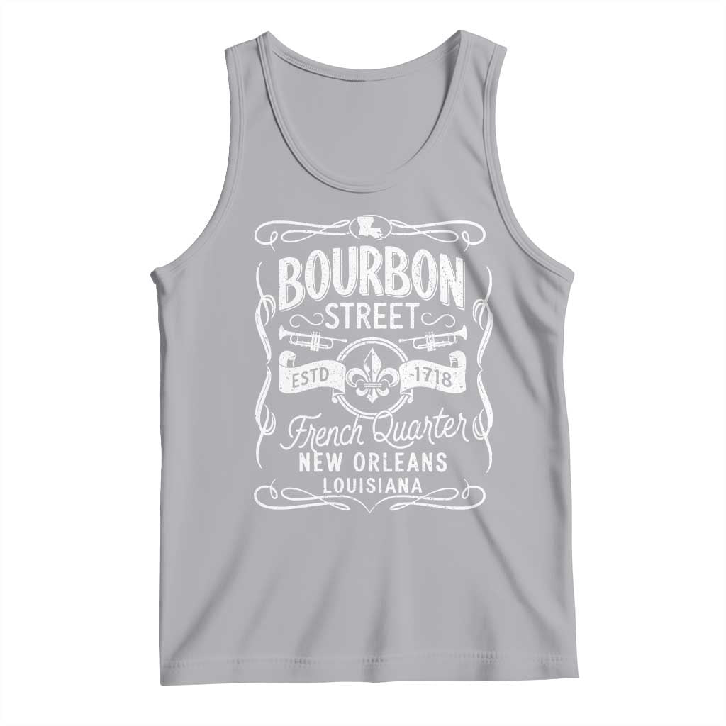 Bourbon Street French Quarter New Orleans Vintage Scrollwork Tank Top