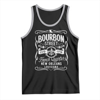 Bourbon Street French Quarter New Orleans Vintage Scrollwork Tank Top