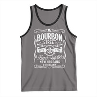 Bourbon Street French Quarter New Orleans Vintage Scrollwork Tank Top