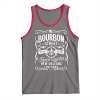 Bourbon Street French Quarter New Orleans Vintage Scrollwork Tank Top