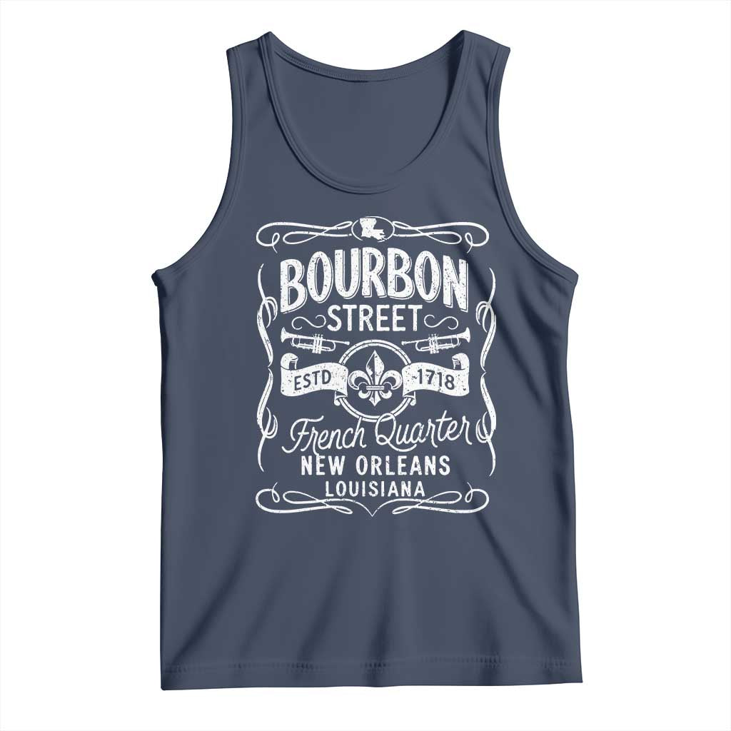 Bourbon Street French Quarter New Orleans Vintage Scrollwork Tank Top
