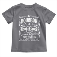 Bourbon Street French Quarter New Orleans Vintage Scrollwork Toddler T Shirt