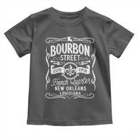 Bourbon Street French Quarter New Orleans Vintage Scrollwork Toddler T Shirt
