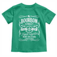 Bourbon Street French Quarter New Orleans Vintage Scrollwork Toddler T Shirt