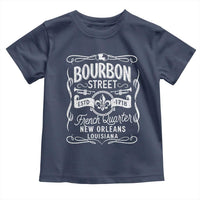 Bourbon Street French Quarter New Orleans Vintage Scrollwork Toddler T Shirt
