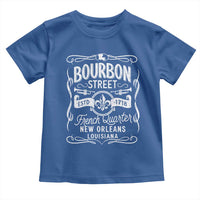 Bourbon Street French Quarter New Orleans Vintage Scrollwork Toddler T Shirt