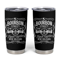 Bourbon Street French Quarter New Orleans Vintage Scrollwork Tumbler Cup