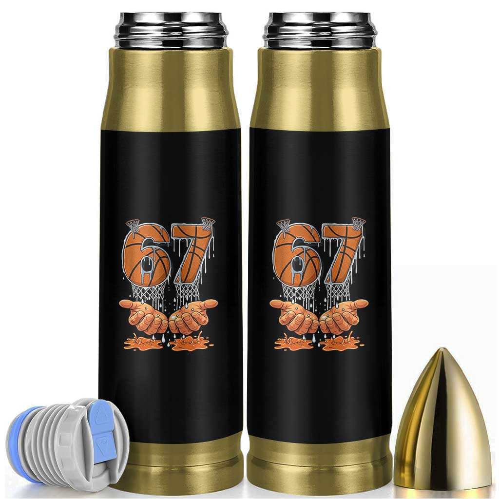 Basketball 67 Six Seven Funny Gen Alpha Meme Drip Bullet Tumbler