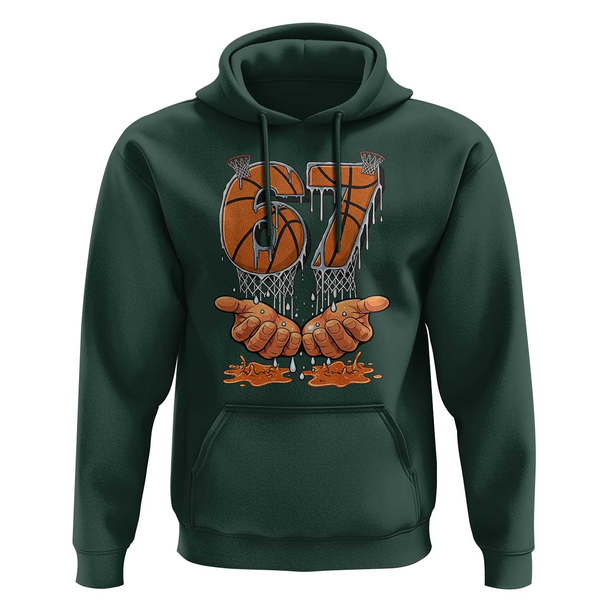 Basketball 67 Six Seven Funny Gen Alpha Meme Drip Hoodie