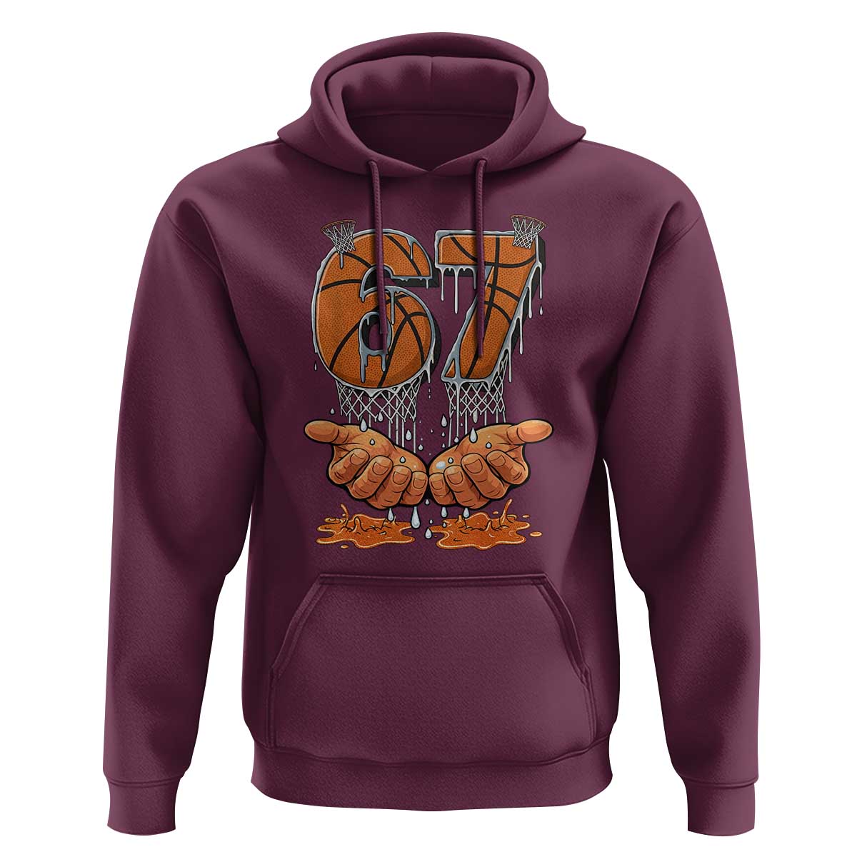 Basketball 67 Six Seven Funny Gen Alpha Meme Drip Hoodie