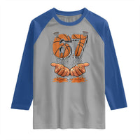Basketball 67 Six Seven Funny Gen Alpha Meme Drip Raglan Shirt
