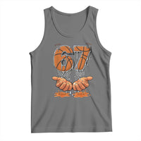 Basketball 67 Six Seven Funny Gen Alpha Meme Drip Tank Top