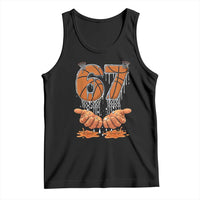 Basketball 67 Six Seven Funny Gen Alpha Meme Drip Tank Top