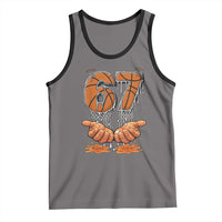Basketball 67 Six Seven Funny Gen Alpha Meme Drip Tank Top