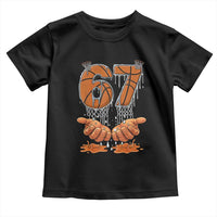 Basketball 67 Six Seven Funny Gen Alpha Meme Drip Toddler T Shirt