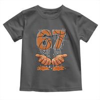 Basketball 67 Six Seven Funny Gen Alpha Meme Drip Toddler T Shirt