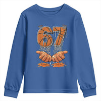 Basketball 67 Six Seven Funny Gen Alpha Meme Drip Youth Sweatshirt