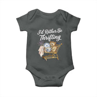I Would Rather Be Thrifting Baby Onesie Funny Shopping Quote Vintage Hunter
