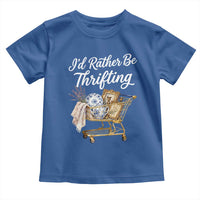 I Would Rather Be Thrifting Toddler T Shirt Funny Shopping Quote Vintage Hunter