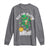 Funny St Patrick's Day Rizz The Season Bruh Long Sleeve Shirt Leprechaun Shamrock