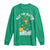 Funny St Patrick's Day Rizz The Season Bruh Long Sleeve Shirt Leprechaun Shamrock