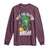 Funny St Patrick's Day Rizz The Season Bruh Long Sleeve Shirt Leprechaun Shamrock