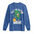 Funny St Patrick's Day Rizz The Season Bruh Long Sleeve Shirt Leprechaun Shamrock