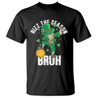 Funny St Patrick's Day Rizz The Season Bruh T Shirt Leprechaun Shamrock